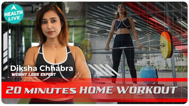 Weight Loss & Fitness: Home Workout With Weight Loss Expert Diksha Chhabra