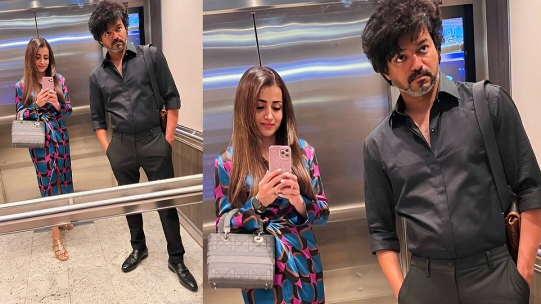 Trisha Wishes Vijay: The Calm To Storm.. தி கோட் பட ஃபோட்டோவுடன் விஜய்க்கு நச் வாழ்த்து பகிர்ந்த த்ரிஷா!