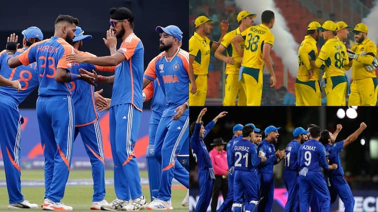 india will be eliminated from t20 world cup 2024 if australia afghanistan wins their next matches by 124 runs combined ऑस्ट्रेलिया-अफगानिस्तान की जुगलबंदी, टीम इंडिया को कर देगी टी20 वर्ल्ड कप से बाहर; ये रहा चौंकाने वाला समीकरण