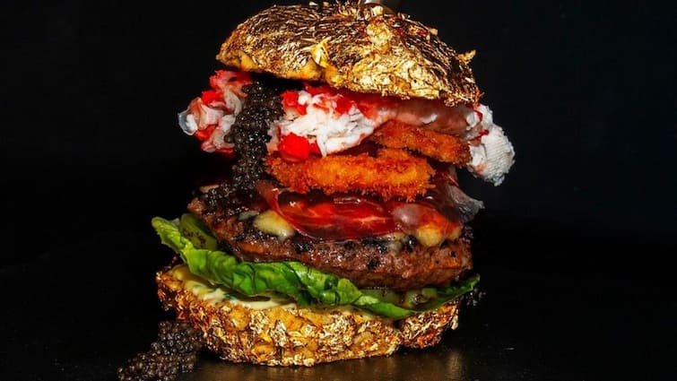 world most expensive This hamburger is worth lakhs registered in Guinness World Records Hamburger: हजार, दो हजार का नहीं... लाखों का है ये हैमबर्गर, गिनीज वर्ल्ड रिकॉर्ड में नाम दर्ज