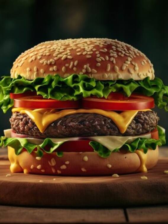 यह हैमबर्गर लाखों का एक है