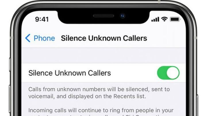 अगर आप आईफोन का इस्तेमाल करते हैं. तो अननोन नंबर्स को ब्लाॅक करने के लिए सेटिंग्स में जाकर साइलेंस ऑल अननोन नबंर्स के ऑप्शन पर क्लिक करना होगा.