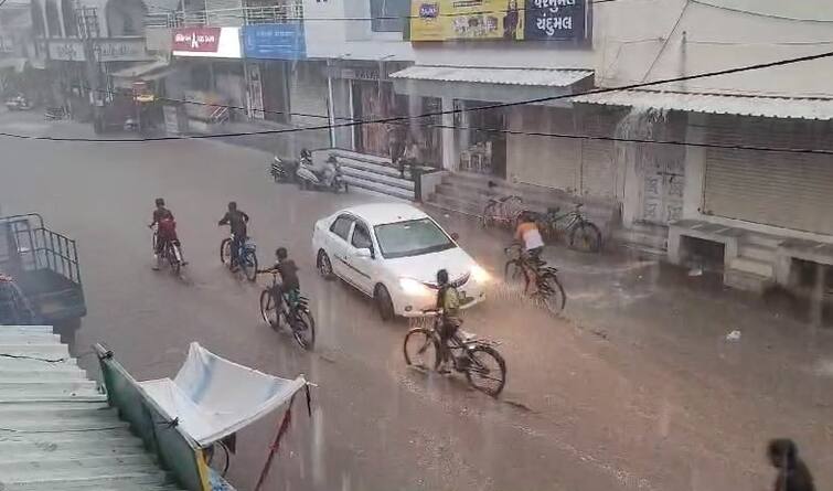Rainfall in Palitana And Bhanagar Rural Bhavnagar Rain: ભાવનગર જિલ્લામાં વરસાદનું આગમન, પાલીતાણા અને ગ્રામ્યમાં વરસાદી માહોલ જામ્યો