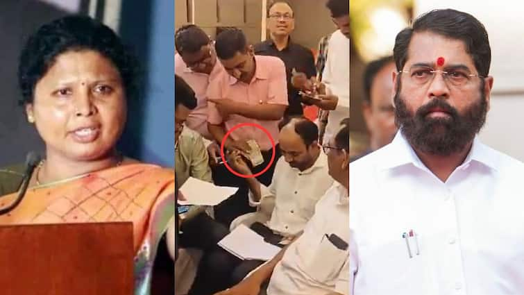 Sushma Andhare allegation mahayuti leaders distribute money in nashik teacher constituency election Voters  After CM Eknath Shinde meeting in Jalgaon Shiv Sena Shinde Camp rejected allegation Maharashtra Marathi News जळगावात मुख्यमंत्र्यांच्या सभेनंतर शिक्षकांना पैसे वाटप, सुषमा अंधारेंच्या ट्विटने खळबळ, शिंदेंच्या शिवसेनेने आरोप फेटाळला! 