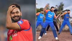 Rishabh Pant Posts Hilarious Video Showcasing Dhoni, Kohli & Rohit Dancing To Bollywood Song- WATCH