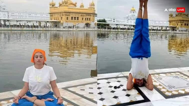SGPC filed a police complaint against Instagram influencer Archana Makwana doing yoga in Golden Temple Archana Makwana Controversy: स्वर्ण मंदिर में योग करना पड़ गया भारी, इंस्टाग्राम इन्फ्लुएंसर अर्चना मकवाना के खिलाफ केस दर्ज