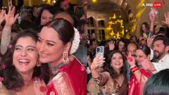 वेडिंग रिसेप्शन में सोनाक्षी सिन्हा ने पति जहीर का हाथ पकड़कर किया डांस