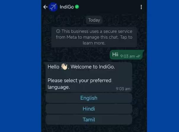 ਇੰਡੀਗੋ ਦੀ ਇਸ ਵਟਸਐਪ ਸਰਵਿਸ ਦੀ ਵਰਤੋਂ ਕਰਨ ਲਈ, ਯਾਤਰੀਆਂ ਨੂੰ ਪਹਿਲਾਂ ਆਪਣੇ ਫੋਨ 'ਤੇ +91 7065145858 ਨੰਬਰ ਨੂੰ ਸੇਵ ਕਰਨਾ ਹੋਵੇਗਾ। ਨੰਬਰ ਸੇਵ ਕਰਨ ਤੋਂ ਬਾਅਦ, ਤੁਹਾਨੂੰ WhatsApp 'ਤੇ ਇਸ ਨੰਬਰ 'ਤੇ Hi ਭੇਜਣਾ ਹੋਵੇਗਾ।