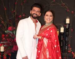 Sonakshi Sinha Reception Pics: સોનાક્ષી-ઝહીરના રિસેપ્શનમાં પહોંચ્યા અનેક બોલિવૂડ સ્ટાર્સ, વ્હાઇટ સાડીમાં  હુમા કુરેશીનો ગ્લેમરસ અંદાજ