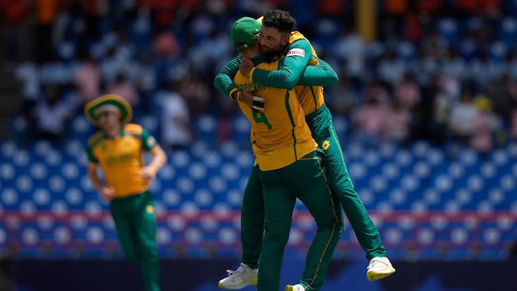 WI vs SA South Africa Enter Semi Finals T20 World Cup 2024 West Indies Eliminated WI vs SA T20 WC 2024: South Africa Clinch Thrilling Victory Over West Indies To Secure Spot In T20 World Cup 2024 Semi-Finals