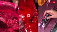 लड़कियों के होंठ की शोभा बढ़ाने वाली लिपस्टिक की मेकिंग प्रोसेस देख कभी नहीं करेंगे इस्तेमाल, देखे वायरल वीडियो