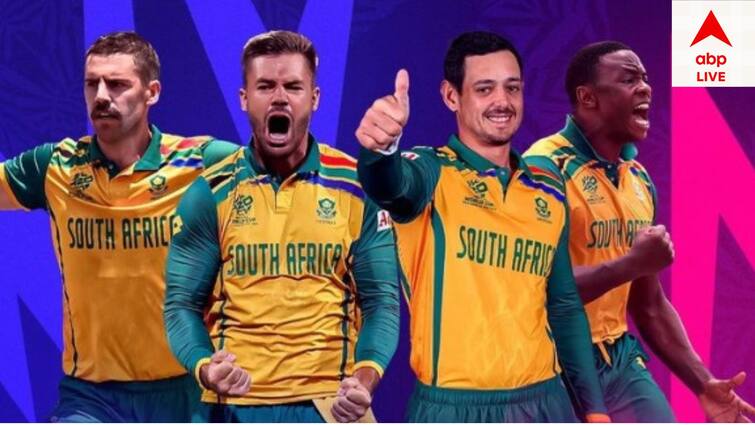 T20 World Cup 2024 South Africa beat west indies by 3 wicket dls method get to know T20 World Cup: টানটান উত্তেজনা, শেষ ওভার পর্যন্ত লড়াই, ছক্কা হাঁকিয়ে প্রোটিয়াদের সেমিতে তুললেন ইয়েনসেন