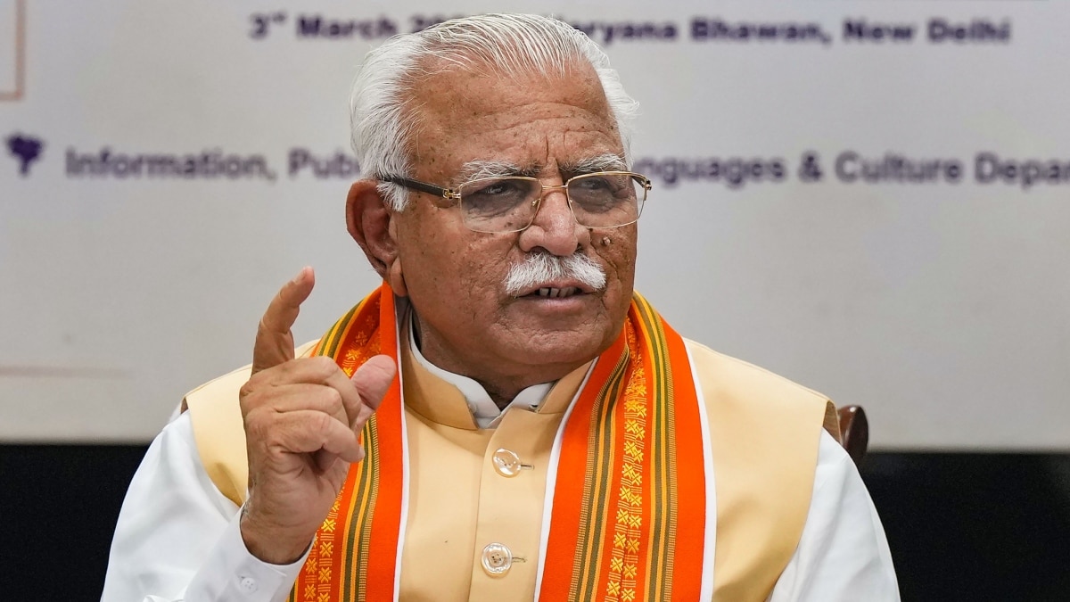 'Patel Or Ambedkar Should Have Been 1st PM': Khattar Says In Haryana, Cong Attacks With 'Accidental CM' Remark