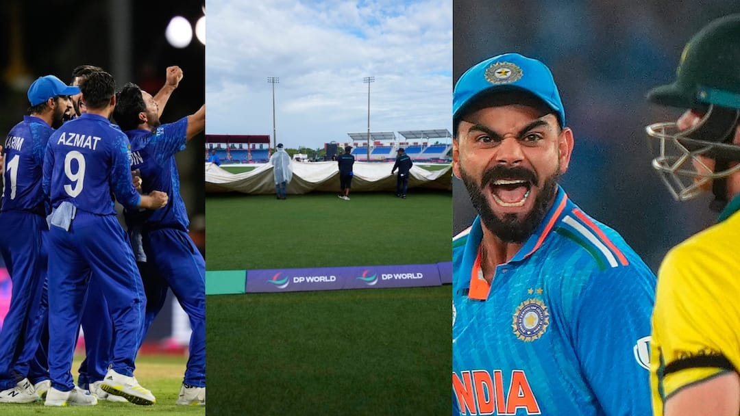 If IND vs AUS T20 World Cup 2024 match washed out than semi final equation for Australia and Afghanistan IND vs AUS: अगर बारिश में धुल गया भारत-ऑस्ट्रेलिया का मैच तो सेमीफाइनल में पहुंच जाएगा अफगानिस्तान? समझें पूरा गणित