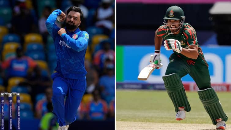 AFG vs BAN T20 World Cup 2024 Super 8 Match Preview Playing 11 Pitch Weather Report Head To Head AFG vs BAN T20 World Cup 2024 Super 8 Match Preview: Probable Playing 11s, Pitch & Weather Report, Head-To-Head Record & More