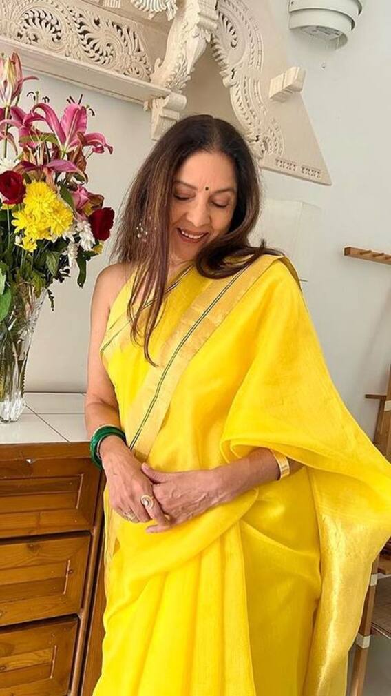 पंचायत की प्रधान नीना गुप्ता  का लुक हो रहा वायरल