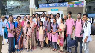 வானில் பறந்த அரசுப் பள்ளி மாணவர்கள்... முதல் முறை விமானத்தில் பயணம் - மதுரையில் மகிழ்ச்சியுடன் நெகிழ்ச்சி சம்பவம்