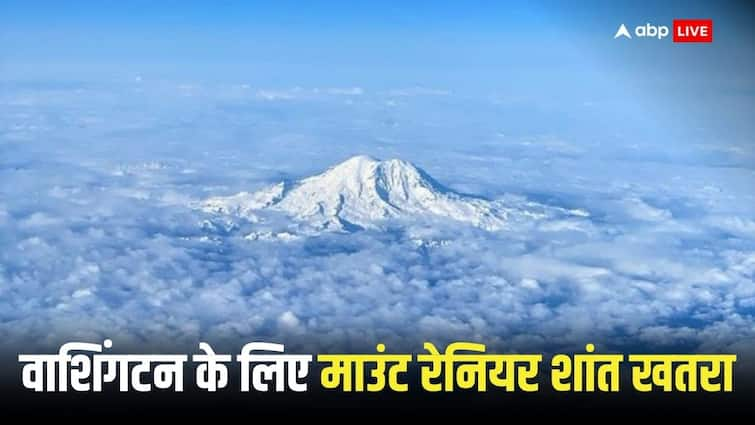 American scientists afraid of Mount Rainier volcano it could bring a cataclysm in Washington Mount Rainier volcano: आग नहीं बल्कि पानी से आएगी महाप्रलय, 1000 साल से शांत ज्वालामुखी से डर रहे वैज्ञानिक