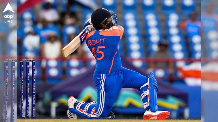 T20 World Cup 2024 IND vs AUS Innings Highlights India gave target of 206 runs against Australia in St Lucia IND vs AUS Innings Highlights: রোহিত দুরমুশ করলেন কামিন্স-স্টার্কদের, অস্ট্রেলিয়ার বিরুদ্ধে রেকর্ড রান ভারতের