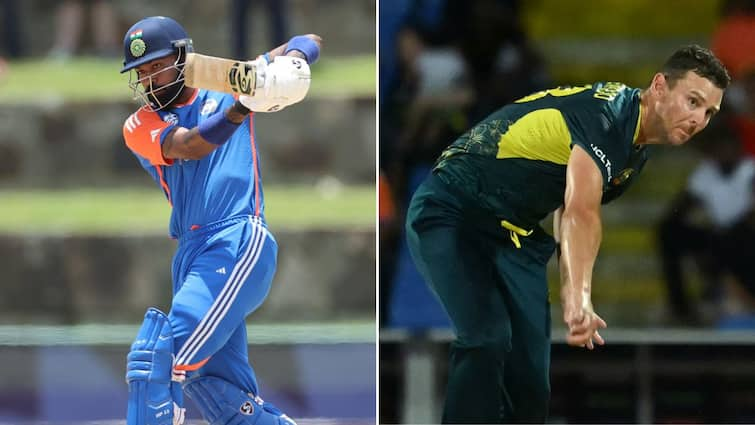 T20 World Cup 2024: Australia vs India, 51st Match, Super 8 Group 1 head to head playin 11 details here T20 World Cup 2024: அரையிறுதி முனைப்பில் இந்திய அணி.. சோதிக்குமா ஆஸ்திரேலிய அணி..? சூப்பர் 8ல் இன்று மோதல்..!