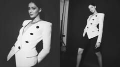 Ananya Panday Pics: ब्रेकअप रूमर्स के बीच व्हाइट ब्लेजर संग शॉर्ट्स पहन अनन्या पांडे ने गिराईं हुस्न की बिजलियां, तस्वीरें वायरल