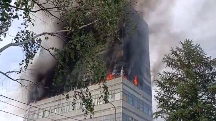 Russia Fire 8 Killed Major Fire Breaks Out In Office Building Near Moscow Russia: 8 Killed As Major Fire Breaks Out In Office Building Near Moscow