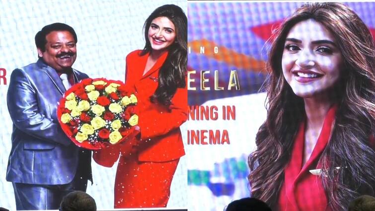 tollywood famous actress sri leela as brand ambassador of chennais amirtha group of institutions Chennais Amirtha Group: చెన్నైస్ అమిర్త గ్రూప్ ఆఫ్ ఇనిస్టిట్యూట్ బ్రాండ్ అంబాసిడర్‌గా శ్రీలీల - అందుబాటులోకి కొత్త కోర్సు