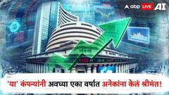 'या' कंपन्यांनी अनेकांना केलं श्रीमंत, एका वर्षात ठरल्या मल्टिबॅगर्स!