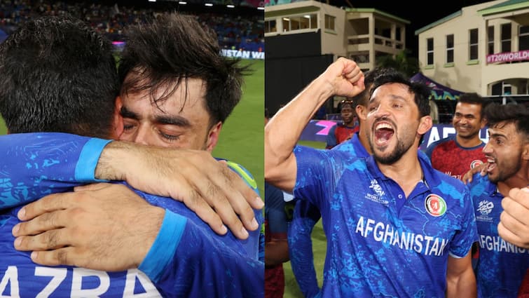 Afghanistan reached t20 World Cup 2024 semi final after beating Bangladesh reaction from Bollywood to world cricket fraternity AFG vs BAN: बॉलीवुड से क्रिकेट जगत तक, चारों तरफ गूंजा अफगानिस्तान का नाम, सेमीफाइनल में पहुंचकर सबको बनाया दीवाना