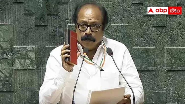 Tamil Nadu Krishnagiri MP took oath in Telugu Tamilnadu Mp takes oath in Telugu : లోక్‌సభలో తెలుగులో ప్రమాణం -  ఆశ్చర్యపరిచిన తమిళనాడు కాంగ్రెస్ ఎంపీ