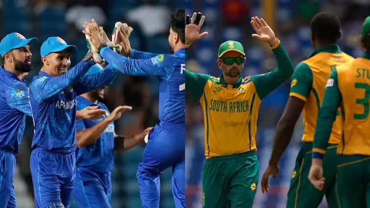 SA vs AFG Semi-final Cricket Match t20 world cup 2024 afghanistan can reach in final aus south africa world cup knockout record terrible SA vs AFG Semi-final: અફઘાનિસ્તાનની ફાઇનલમાં એન્ટ્રી પાક્કી ? દક્ષિણ આફ્રિકાનો આ રેકોર્ડ છે એકદમ ખરાબ