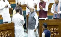 Rahul – Modi in Lok Sabha: નવો રોલ, નવી કેમિસ્ટ્રી, PM મોદી અને રાહુલ ગાંધીએ સંસદમાં મિલાવ્યા હાથ, જુઓ તસવીરો
