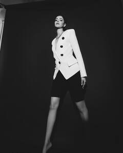 Ananya Panday Redefines Power Dressing With Blazer And Cycling Shorts, See All Pics