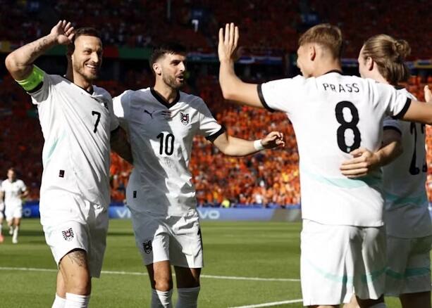 Euro 2024 Austria shock Netherlands 3 2 to finish top of Group D Euro 2024: યુરો કપમાં ઓસ્ટ્રિયાનું શાનદાર પ્રદર્શન, નેધરલેન્ડ્સને 3-2થી હરાવ્યું