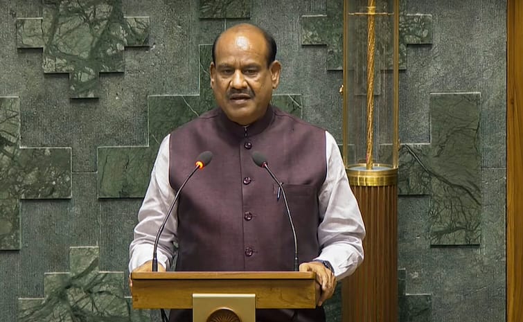 Speaker Om Birla Calls For One-Minute Silence On Emergency narendra modi Om Birla Urges 1-Min Silence For Emergency Victims Who 'Died Due To Congress's Dictatorship', Clip Viral