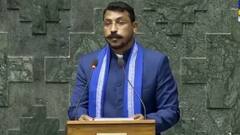संसद में शपथ लेते ही चंद्रशेखर ने दिखाए कड़े तेवर, बीजेपी सांसद ने टोका तो सुना दी खरी-खरी