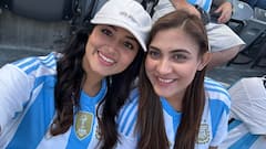 Copa America 2024: মেসিদের সমর্থনে আর্জেন্তিনার জার্সি পরে স্টেডিয়ামে দুই বাঙালি অভিনেত্রী