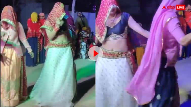 Bhabhi stole the show with their desi dance video goes viral on Social media Video: भाभियों ने अपने डांस से मचाया गदर, ऐसी कमर लचकाई कि लोग हो गए दीवाने