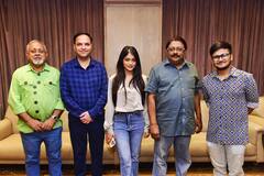 Rwitobroto Mukherjee, Anusha Viswanathan, And Others Pose At The Trailer Launch Of 'Hemanter Aparanha'