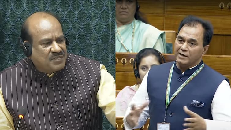 OM Birla Angry on AAP MP Raj Kumar Chabbewal In Lok Sabha Over Deputy Speaker Election Parliament Session स्पीकर बनते ही AAP सांसद के इस सवाल पर बिफर गए ओम बिरला, बोले- कानून पढ़ो...