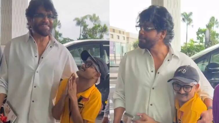 actor nagarjuna meets the specially abled man wwho was pushed at the airport Nagarjuna: விமர்சனங்களுக்கு முற்றுப்புள்ளி வைத்த நாகார்ஜூனா.. தள்ளிவிடப்பட்ட மாற்றுத்திறனாளி நபருடன் சந்திப்பு!