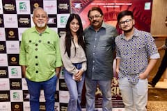 Rwitobroto Mukherjee, Anusha Viswanathan, And Others Pose At The Trailer Launch Of 'Hemanter Aparanha'