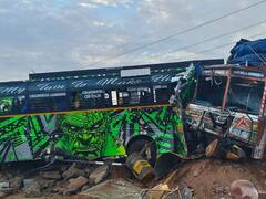 கரூர்: பழுதாகி நின்ற சுற்றுலா பேருந்து! எமனாக வந்த டாரஸ் லாரி! கோர விபத்தில் ஒருவர் பலி