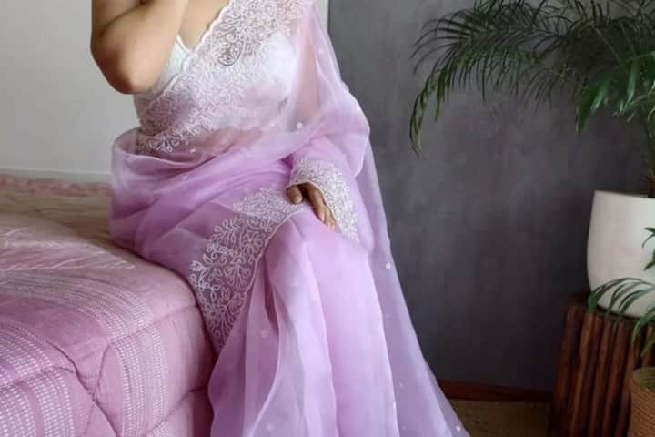 The most special thing about pastel sarees is their versatility.