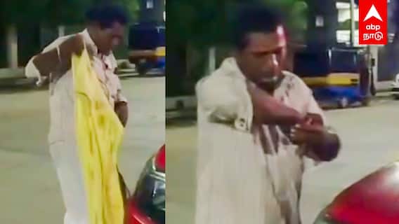 Nellai Drunkard | ’’கார்ல கள்ளச்சாராயம் இருக்கு’’  வடிவேலு பாணியில் ரகளை!  மதுபிரியர் அட்ராசிட்டி