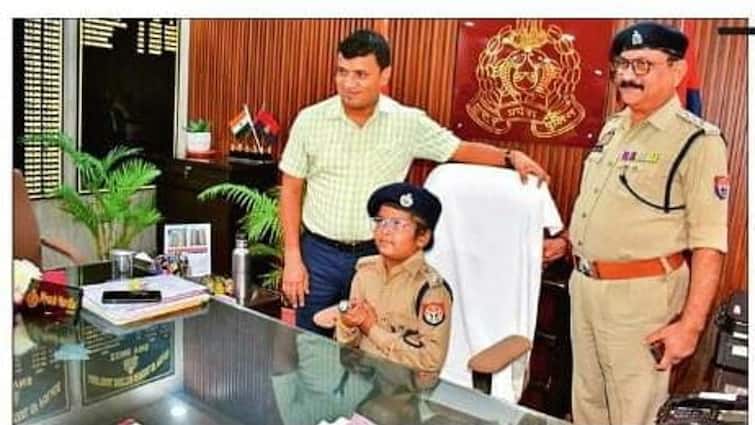 Brain Tumour IPS Officer Varanasi Dream Come True: 9-Year-Old Suffering From Brain Tumour Becomes IPS Officer For A Day In Varanasi