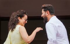 Kangana Ranaut-Chirag Paswan Photos:  कंगना रणौत आणि चिराग पासवान यांचे कँडीड क्षण, पाहा फोटो
