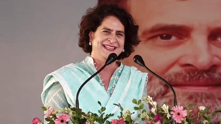 Priyanka Gandhi share poem on Inflation target modi govt wayanad congress Candidate Priyanka Gandhi: 'आलू, प्याज, टमाटर....', वायनाड से कांग्रेस उम्मीदवार प्रियंका गांधी ने सुनाई कविता