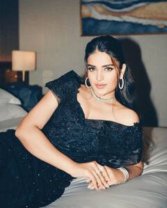 బ్లాక్ డ్రెస్ లో మెరిసిపోతున్న 'హరి హర వీరమల్లు' బ్యూటీ నిధి అగర్వాల్!