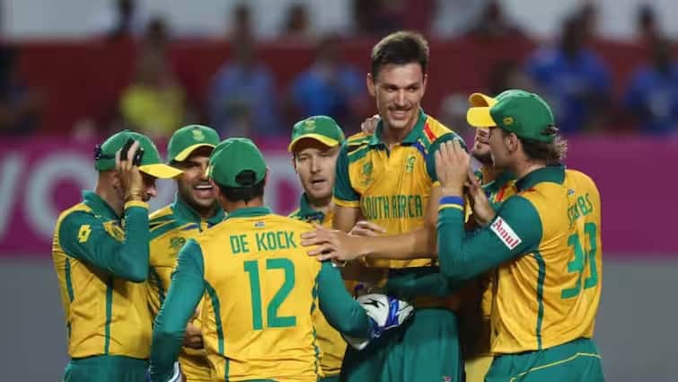 T20 World Cup 2024 SA vs AFG cricket south africa reached in final t20 wc won by 9 wickets against afghanistan SA vs AFG Semi Final: સાત વાર સેમિફાઇનલમાં હાર્યા, ચૉકર્સનો લાગ્યો ટેગ, દક્ષિણ આફ્રિકાએ હવે ધોયો ડાઘ